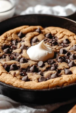 Brown Butter Chocolate Chip Skillet Cookie