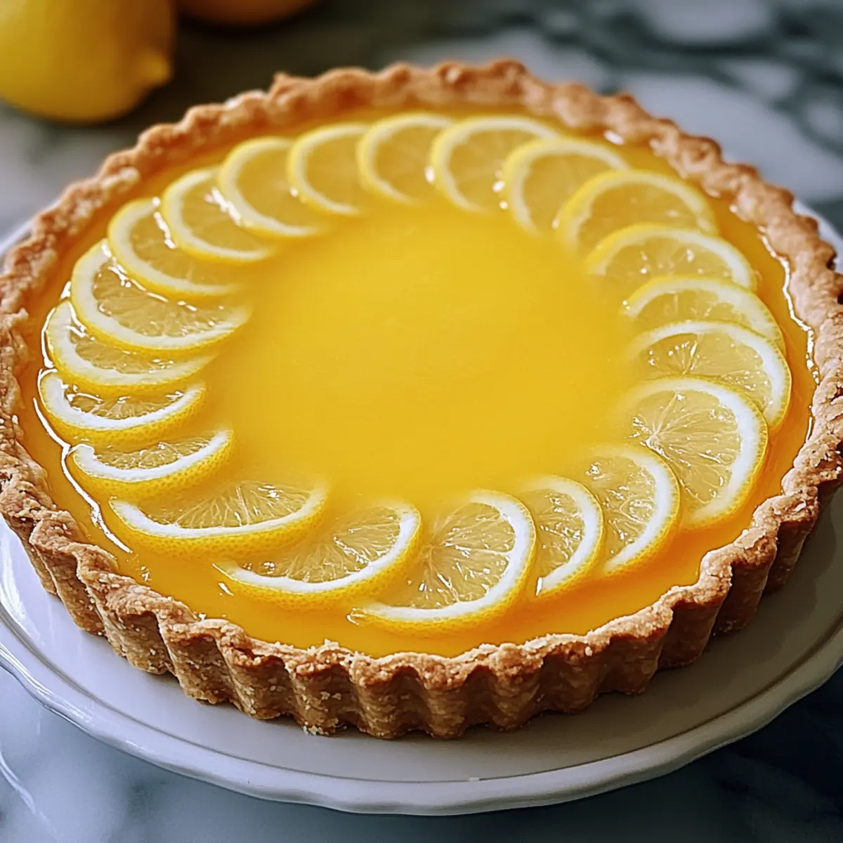 Glossy Lemon Tart