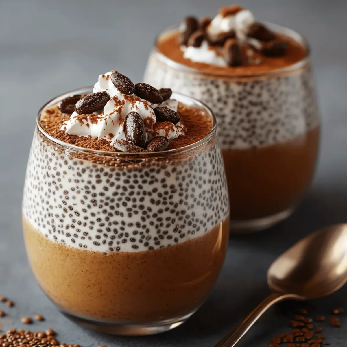 Tiramisu Chia Pudding