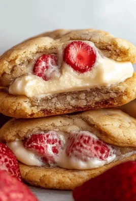 Strawberry Cheesecake Stuffed Cookies