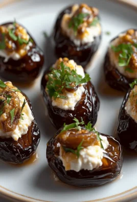 Goat Cheese Stuffed Dates