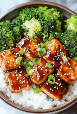 Teriyaki Salmon Bowls with Broccoli