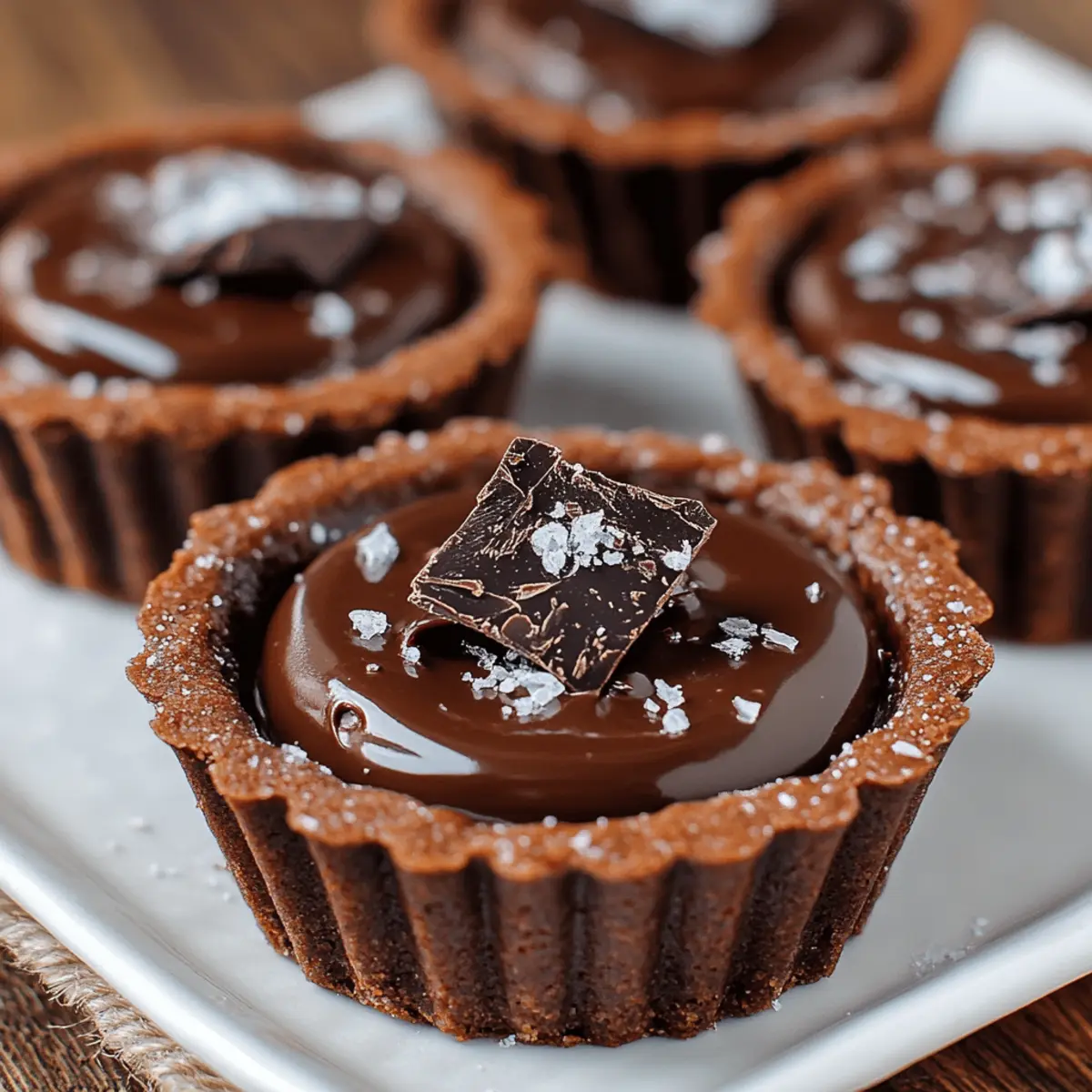Mini Chocolate Fudge Tartlets