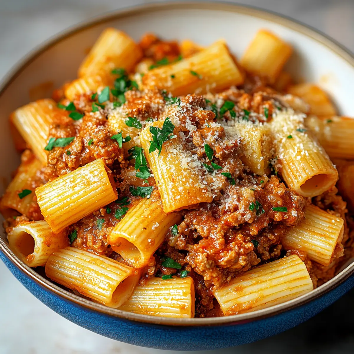 Rigatoni Bolognese