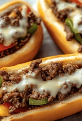 Ground Beef Philly Cheesesteaks