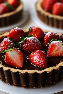 Chocolate Strawberry Tart