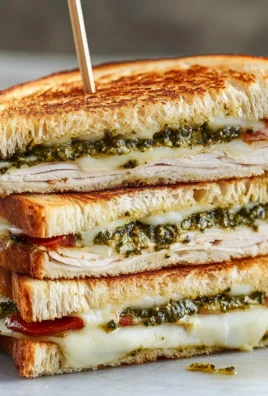 Turkey Pesto Panini Melts