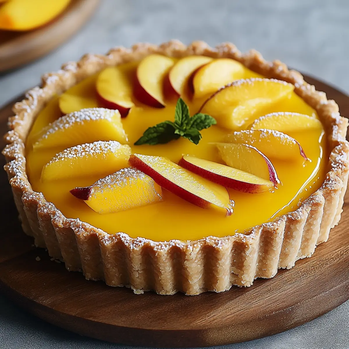 Mango Curd Tart