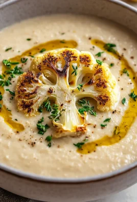 Creamy Roasted Cauliflower Soup