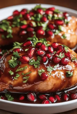 Pomegranate-Glazed Chicken with Herbs