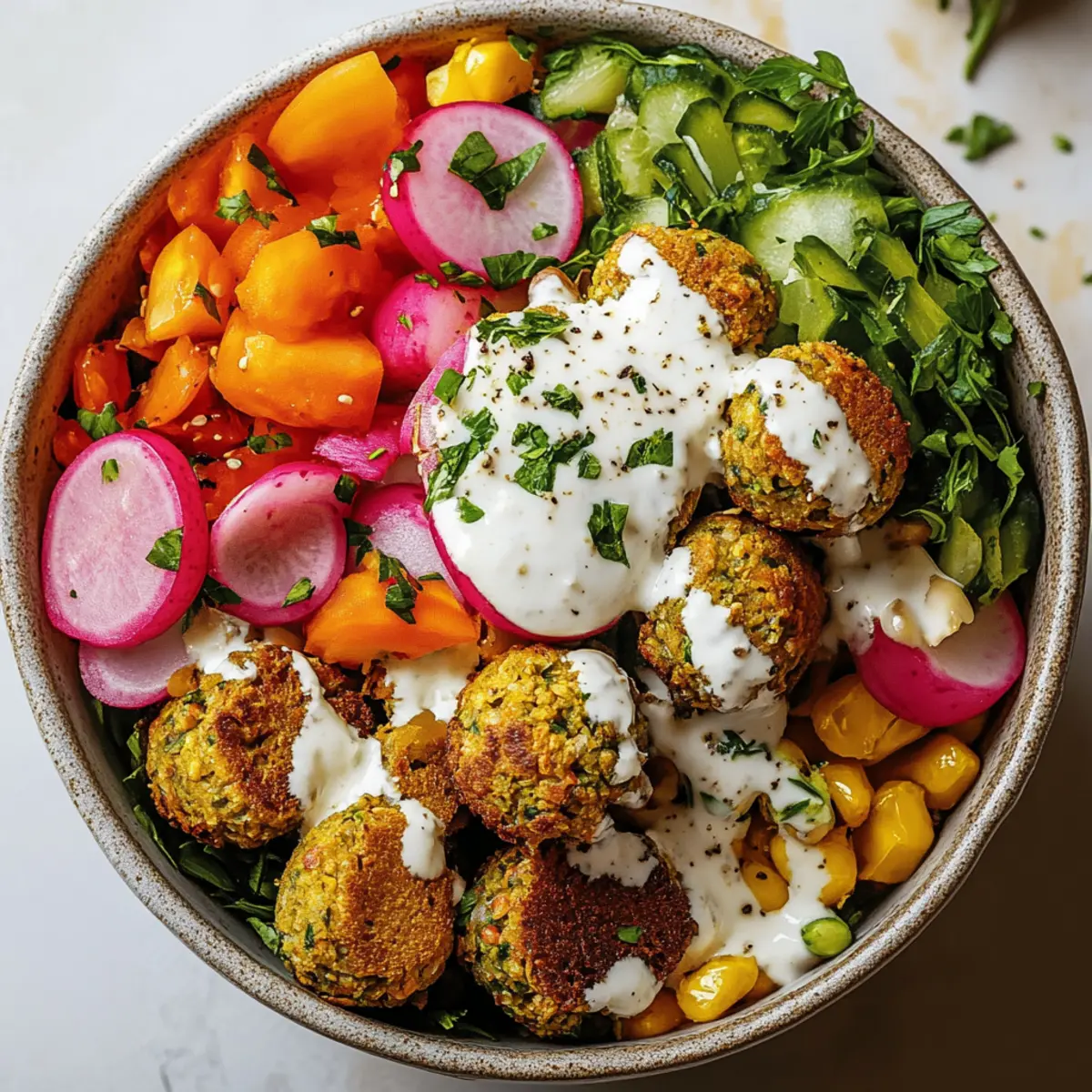 Loaded Falafel Bowl