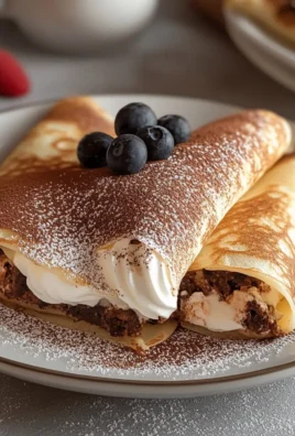 Tiramisu Stuffed Crêpes