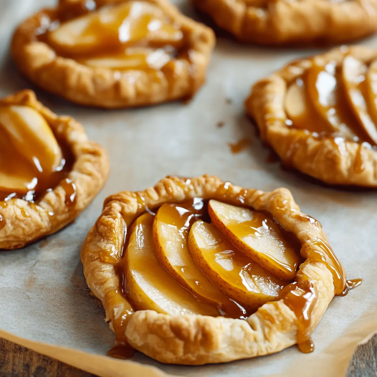 Caramel Apple Mini Galettes