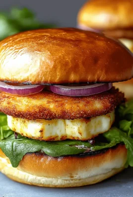 Crispy Halloumi Burger