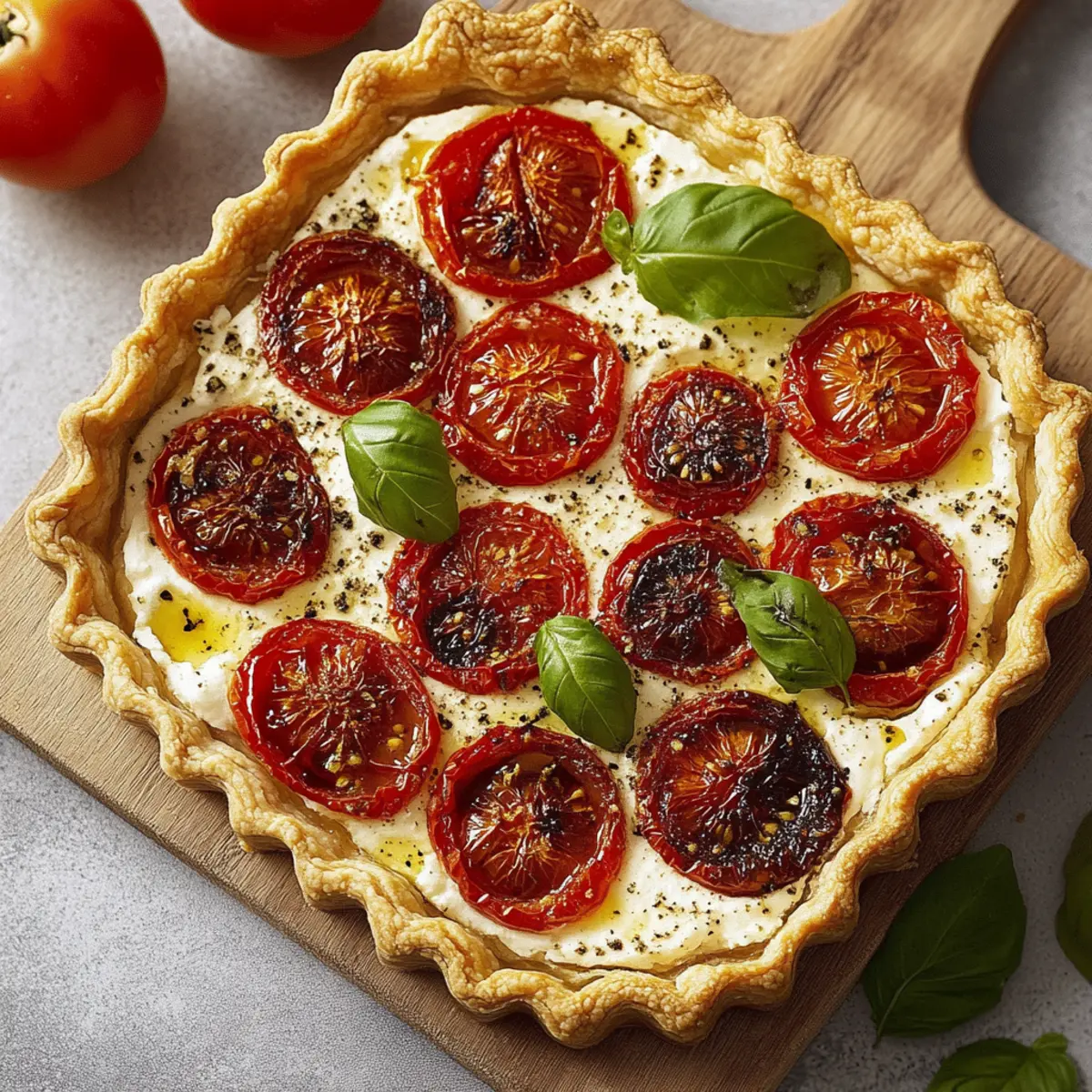 Ricotta & Roasted Tomato Tart