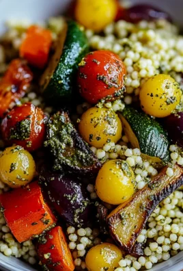 Roasted Veggie Pesto Couscous