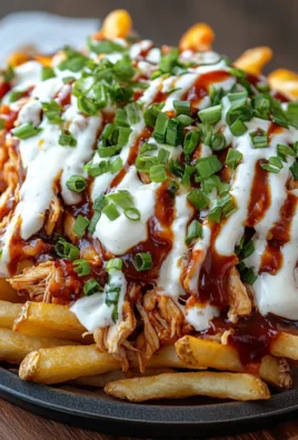 Loaded BBQ Pulled Chicken Fries
