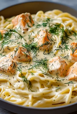 Creamy Dill Salmon Pasta