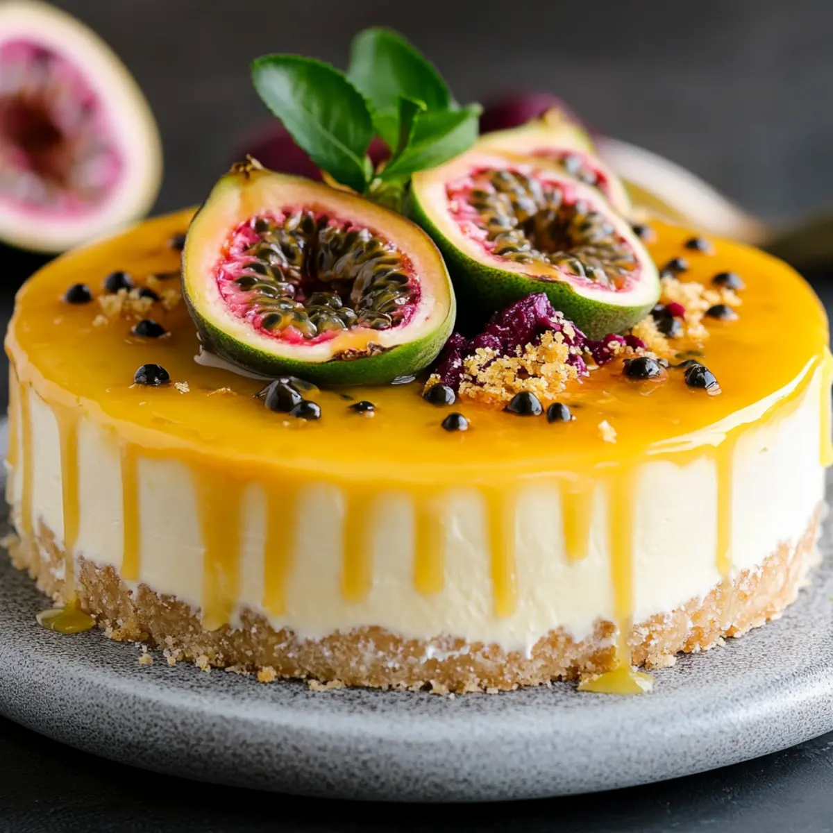 Passionfruit Cheesecake