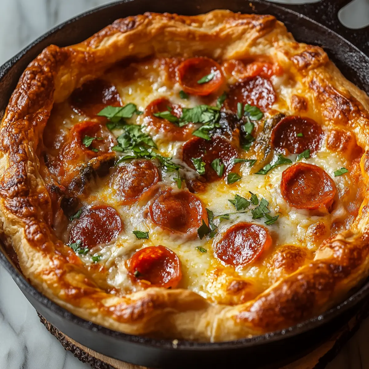 Pizza Pot Pie Skillet