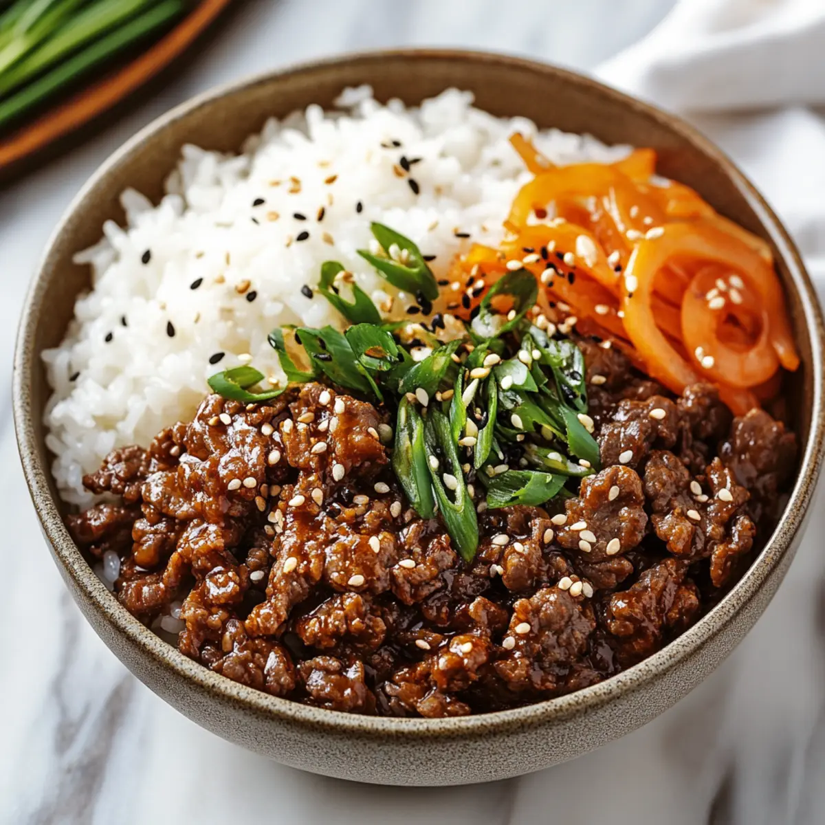 Korean-Style Beef Rice Bowl
