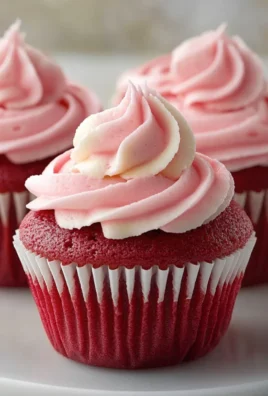 Pink Velvet Cupcakes