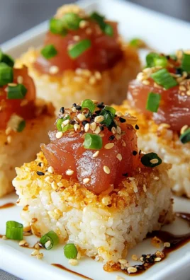 Spicy Tuna Crispy Rice Squares