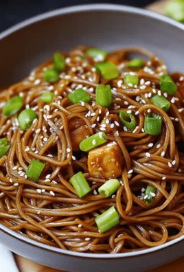 Garlic Sesame Soba Noodles