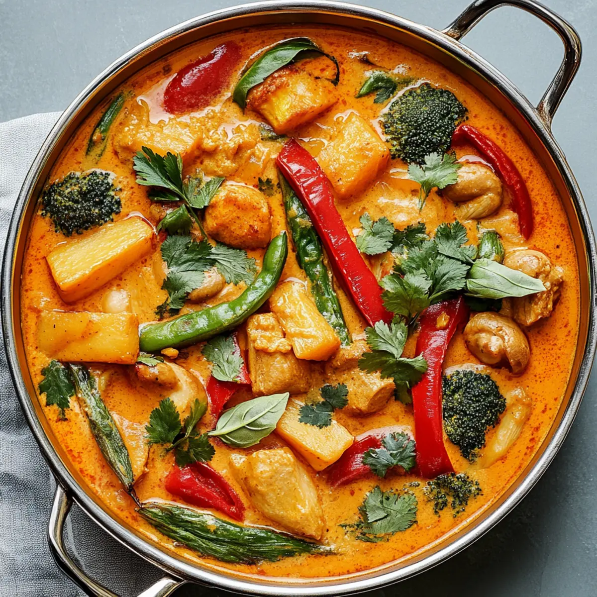 Thai Red Curry Vegetable Bake