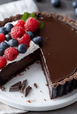 No-Bake Chocolate Tart