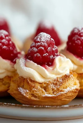 Raspberry Choux au Craquelin