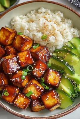 Sweet Soy Glazed Tofu Bowls