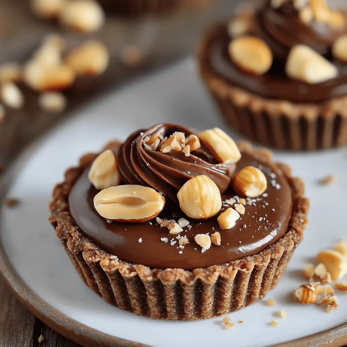 Chocolate Hazelnut Tartlets