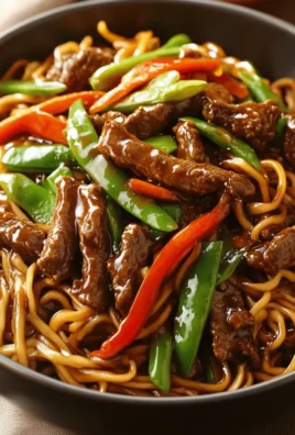 Sticky Beef Noodle Stir-Fry
