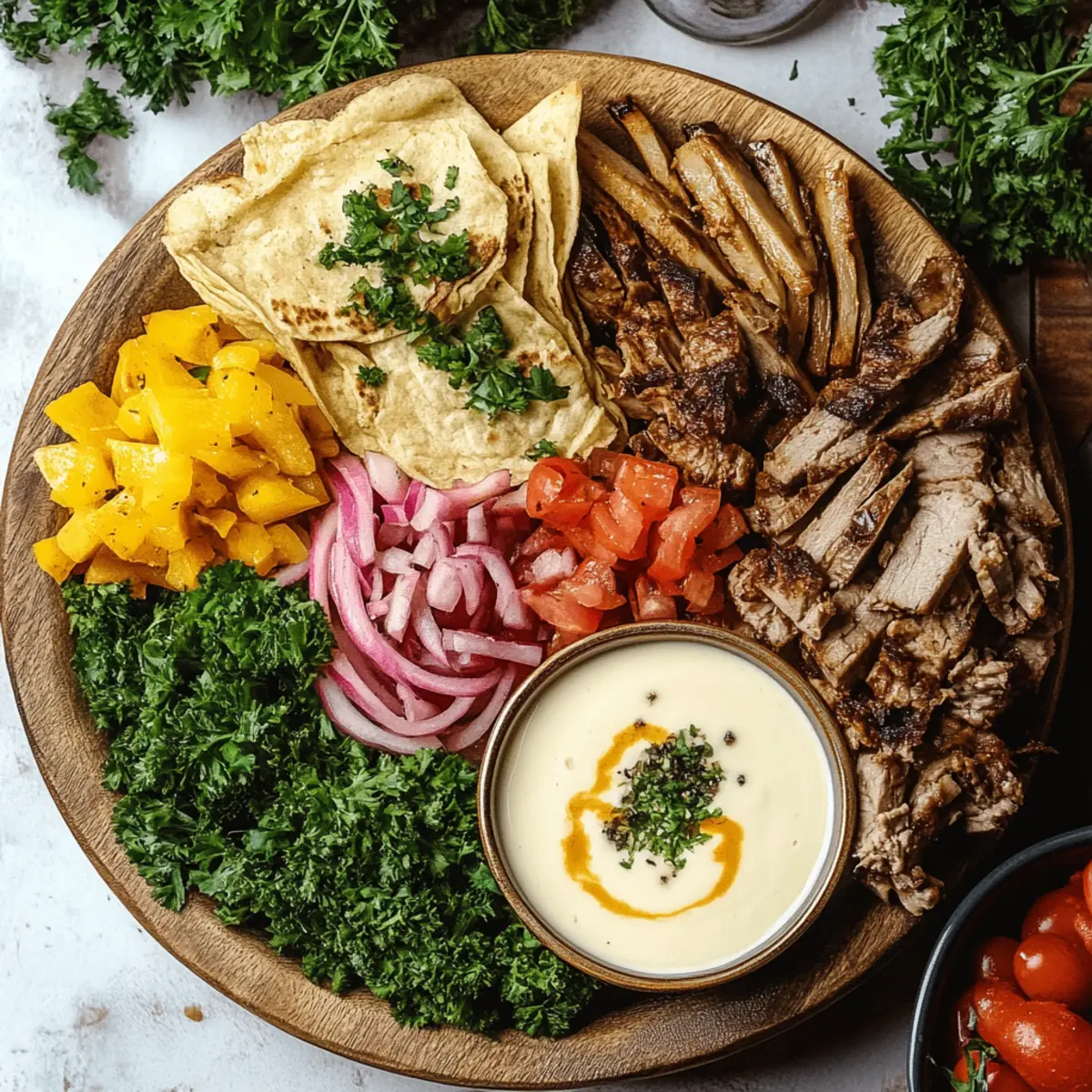 Lebanese Shawarma Platter Recipe