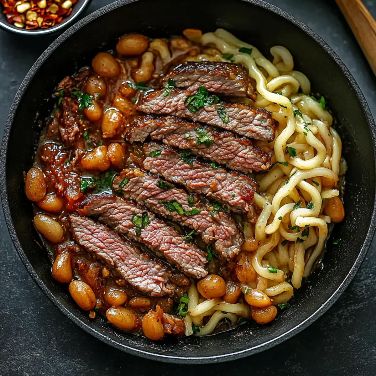 Chili Crisp Beef Noodles