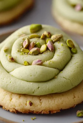Pistachio Rose Cookies