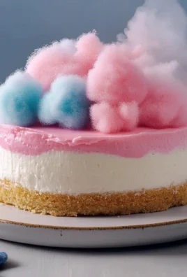 Cotton Candy Cheesecake