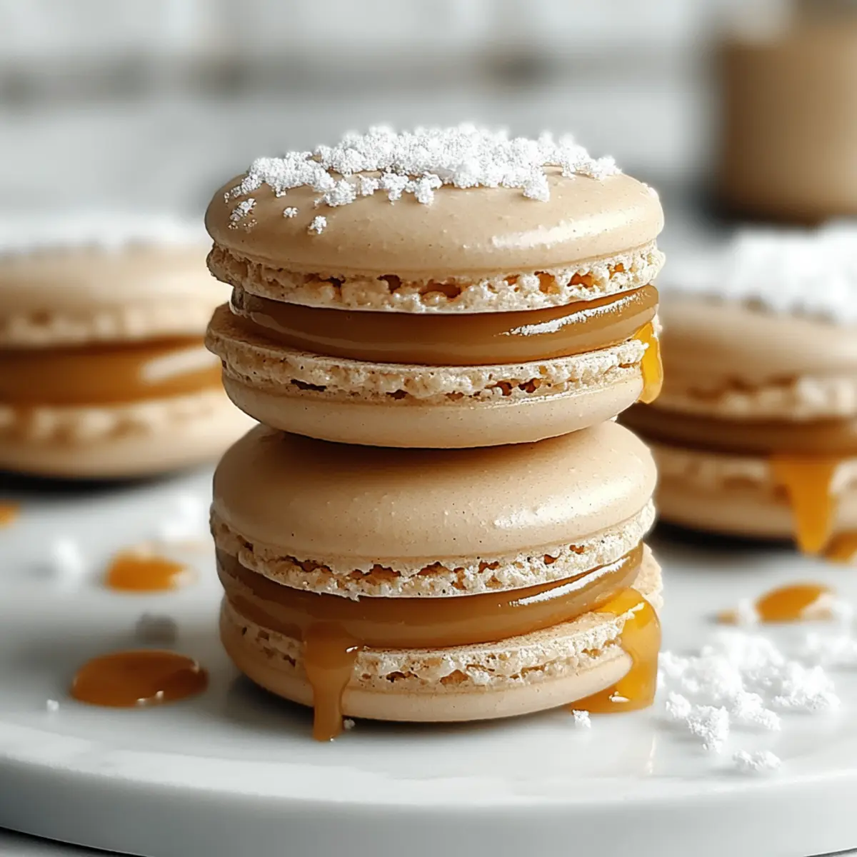 Salted Caramel Macarons