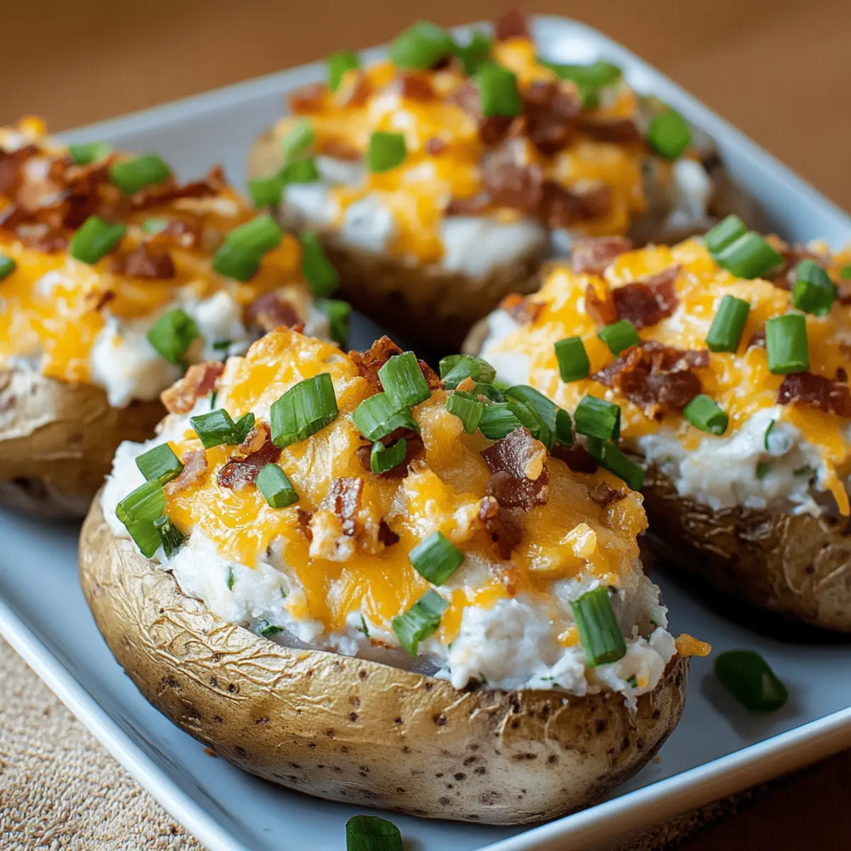 Loaded Baked Ranch Potatoes