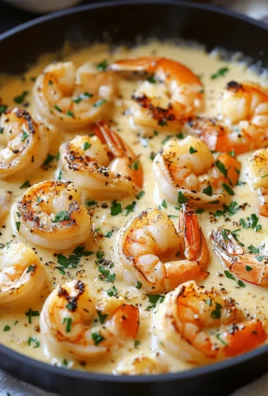 Creamy Garlic Shrimp Skillet