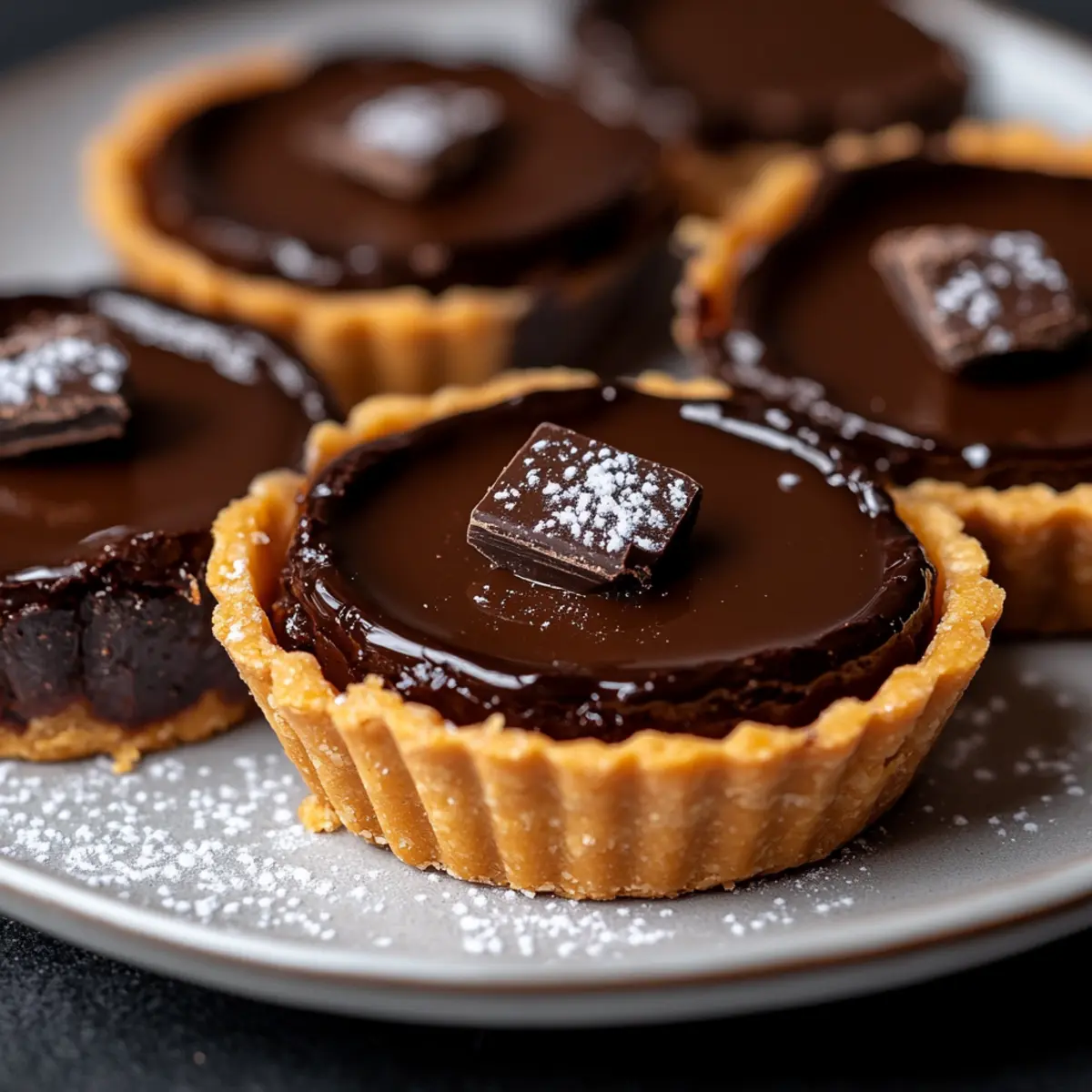 Chocolate Caramel Tartlets