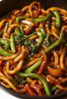 Spicy Udon Noodle Stir-Fry