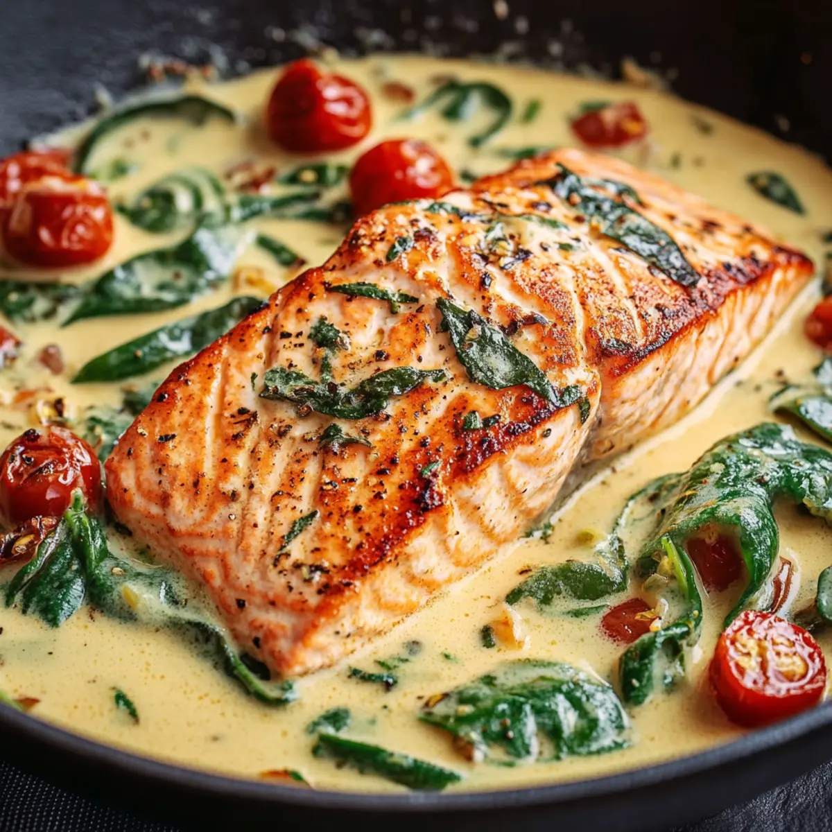 Creamy Tuscan Salmon